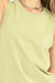 Double Zero - Relaxed Fit Muscle Tank - Pale Olive - Detail