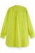 Scotch & Soda - Oversized Light Weight Cotton Shirt - Citrus Yellow - Back