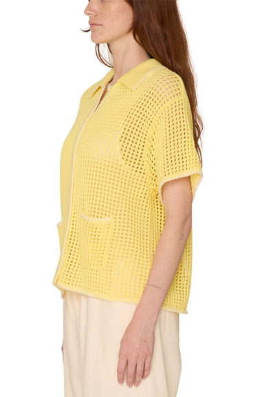 Obey - Pilar Crochet SS - Yellow Paper - Side