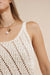 Sage the Label - Coffee To Go Sweater Tank - Cream - Detail