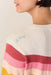 Marine Layer - Sunset Icon Sweater - Oatmeal Rainbow - Detail