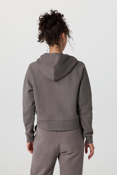 Vuori - Restore Half Zip Hoodie - Chia - Back