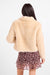 Sadie & Sage - Calla Faux Fur Coat - Cream - Back