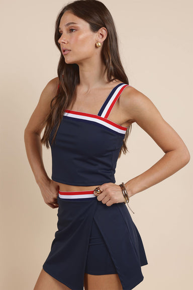 Sadie & Sage - Win Win Sporty Skort Set - Navy Multi - Profile