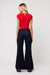 Abrand - A 90s Rib Cut Off Tee - Red - Back