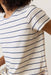 Marine Layer - Stripe Swing Crew Tee - Navy/White Stripe - Detail