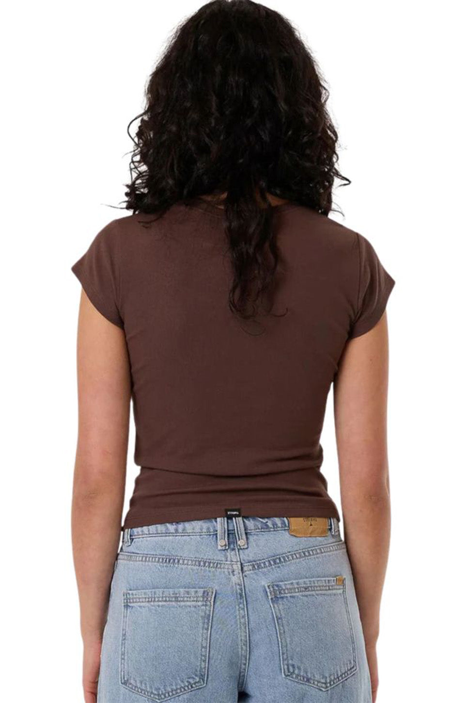 Thrills - Dalia Club Tee - Coffee - Back