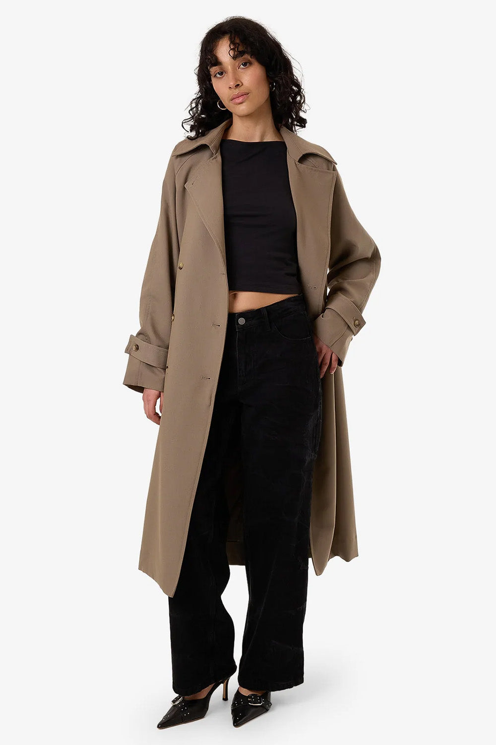 Thrills - Cache Trench Coat - String