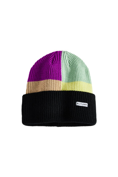 Autumn - Select Patchwork Beanie - Black