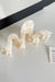 Pearl of the West - Squiggle 10.6cm Hair Claw - Mermaid White