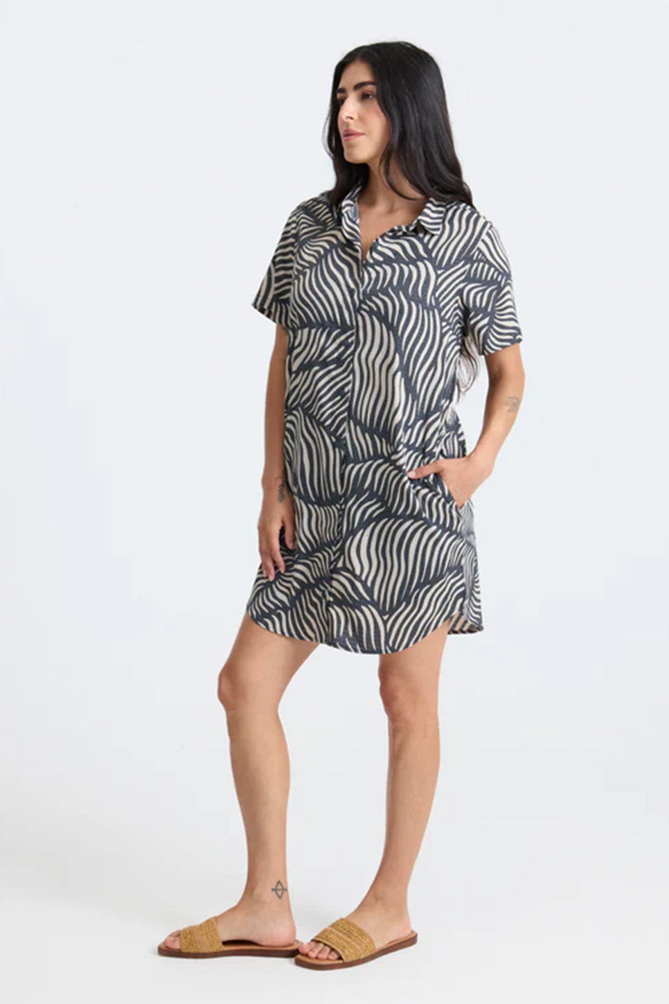 Roark - Bless Up Dress - Grey- Side