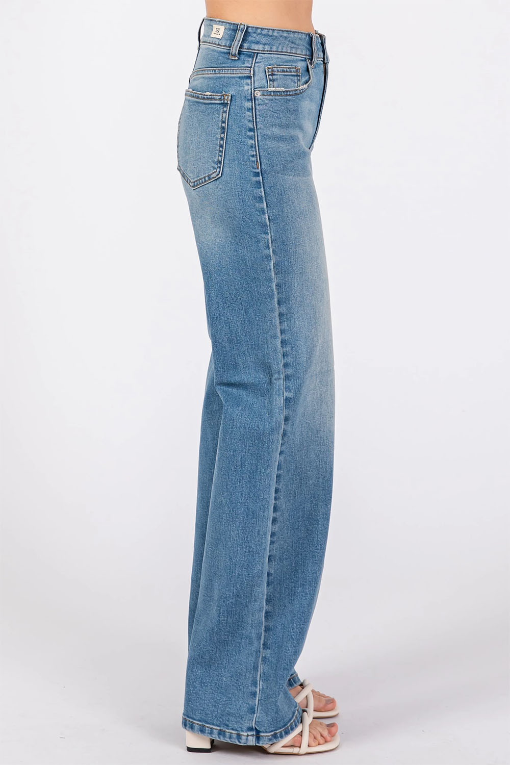 Letter to Juliet - Almost Rigid Highrise Slouchy Jean - Medium - Side