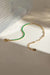 Pearl of the West - Kris Bracelet 18K GP Stainless/Green