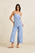 Rhythm - Classic Jumpsuit - Steel Blue - Front