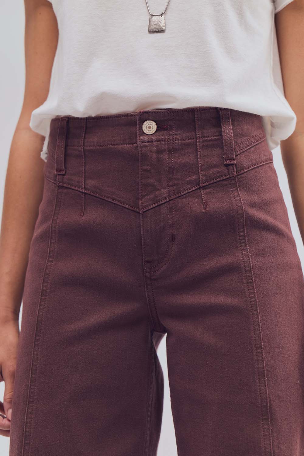 Free People - Libre Cord Wide Leg - Shopping Bag - Detail