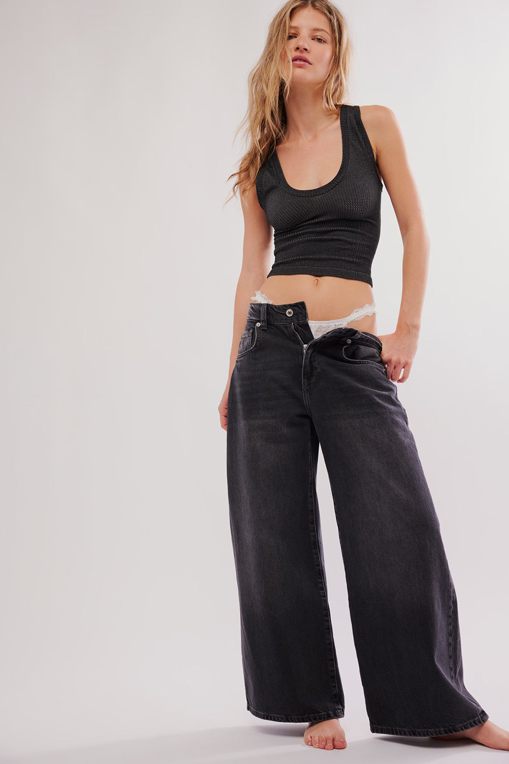 Free People - Clean Slate Tank - Black