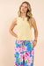 Sadie & Sage - Sterling Sweater Tank - Lemon - Front