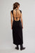 Free People - Eventide Midi Dress - Black Combo - Back