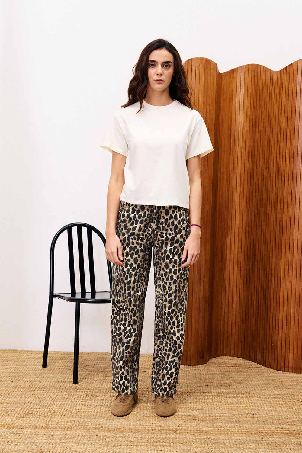 FRNCH - Bobtail Pant - Leopard - Front