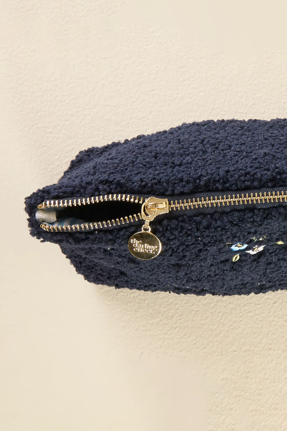 The Darling Effect - TEDDY POUCH - DAINTY FLORAL NAVY