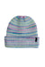 Autumn Chunky Stripe Beanie in Lemonade — Flatlay view