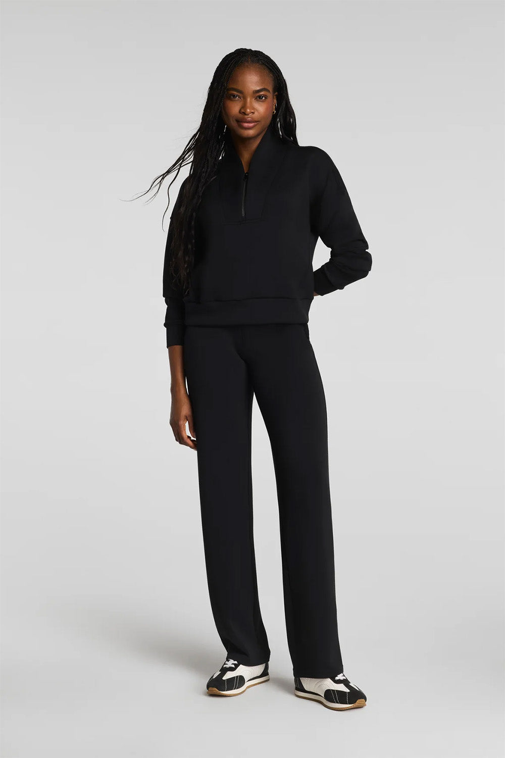 AIRESSENTIALS SHAWL COLLAR HALF ZIP
