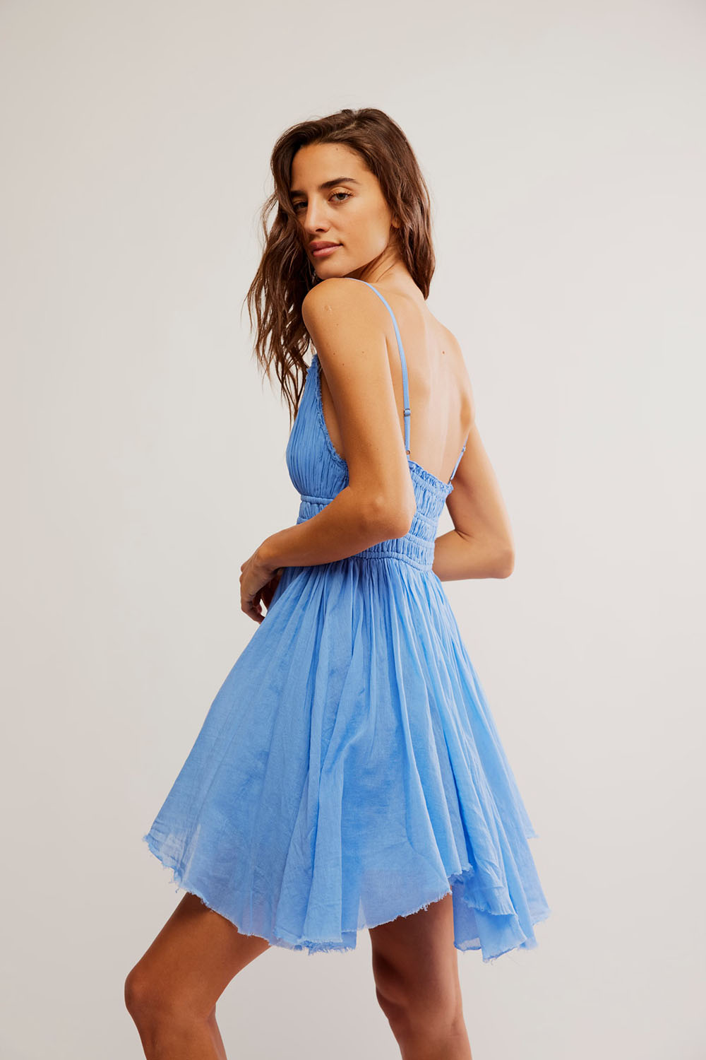 Free People - Delia Slip - Blue Vista - Side