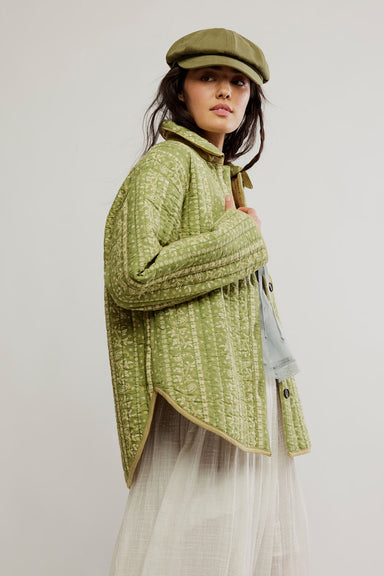 Free People - Alexie Jacket - Olive - Side
