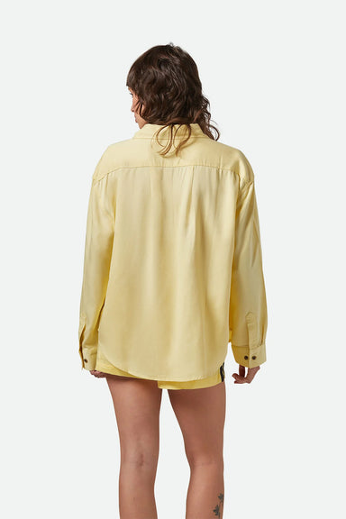 Brixton - East Side Button Down - Panna Cotta  - Back