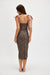 Free People - Printed Got Glam Slip - Natural Cheetah Combo - Back