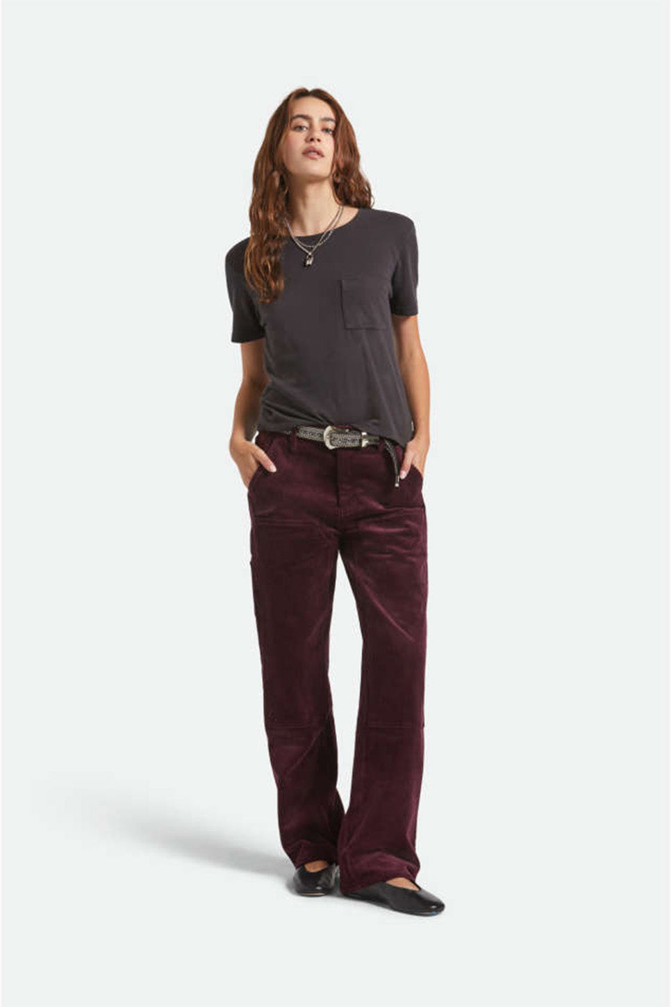 Brixton - Essex Patched Painter Pant - Port