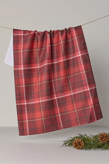 Geometry - Cinnamon Spice Tea Towel - Front