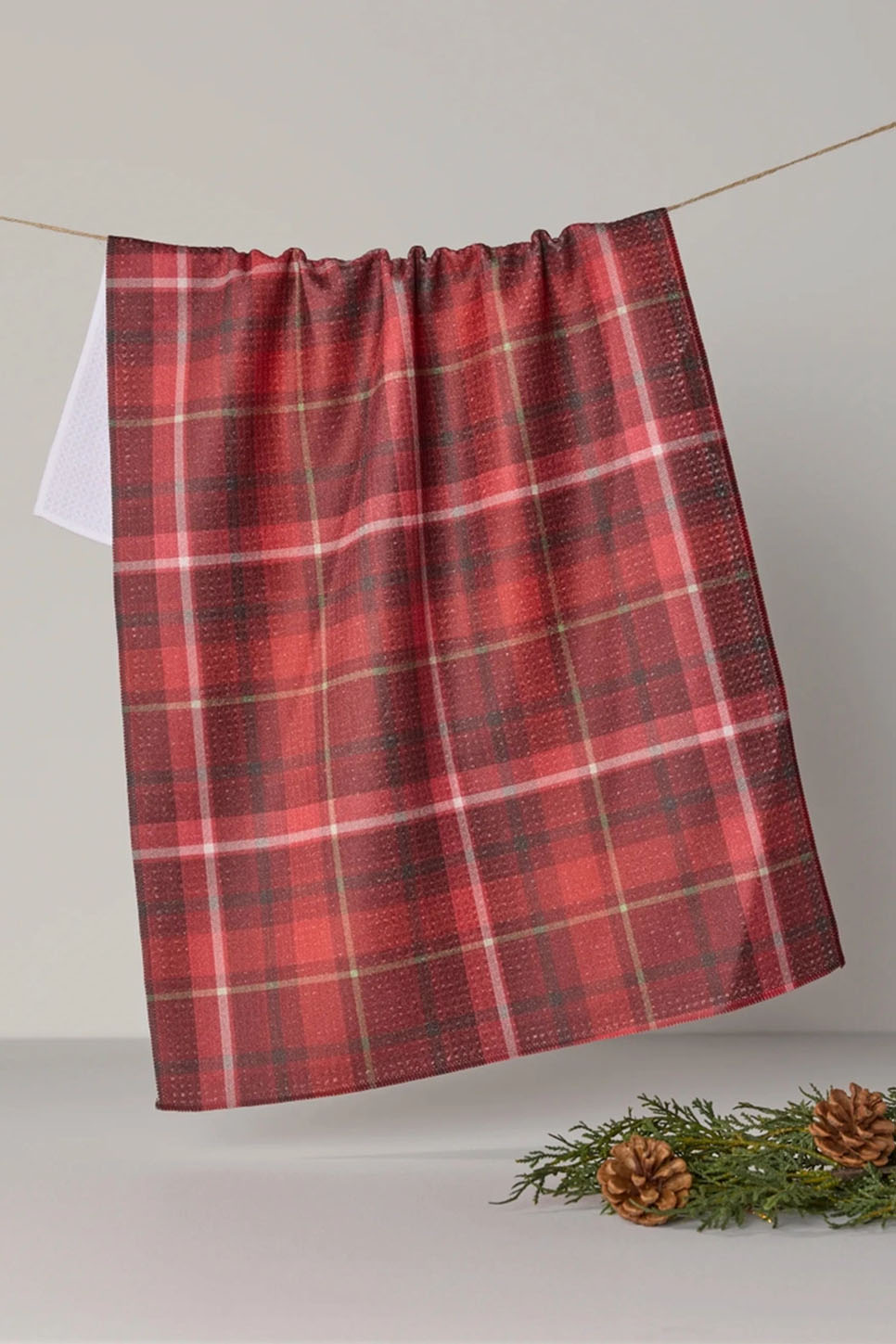 Geometry - Cinnamon Spice Tea Towel - Front