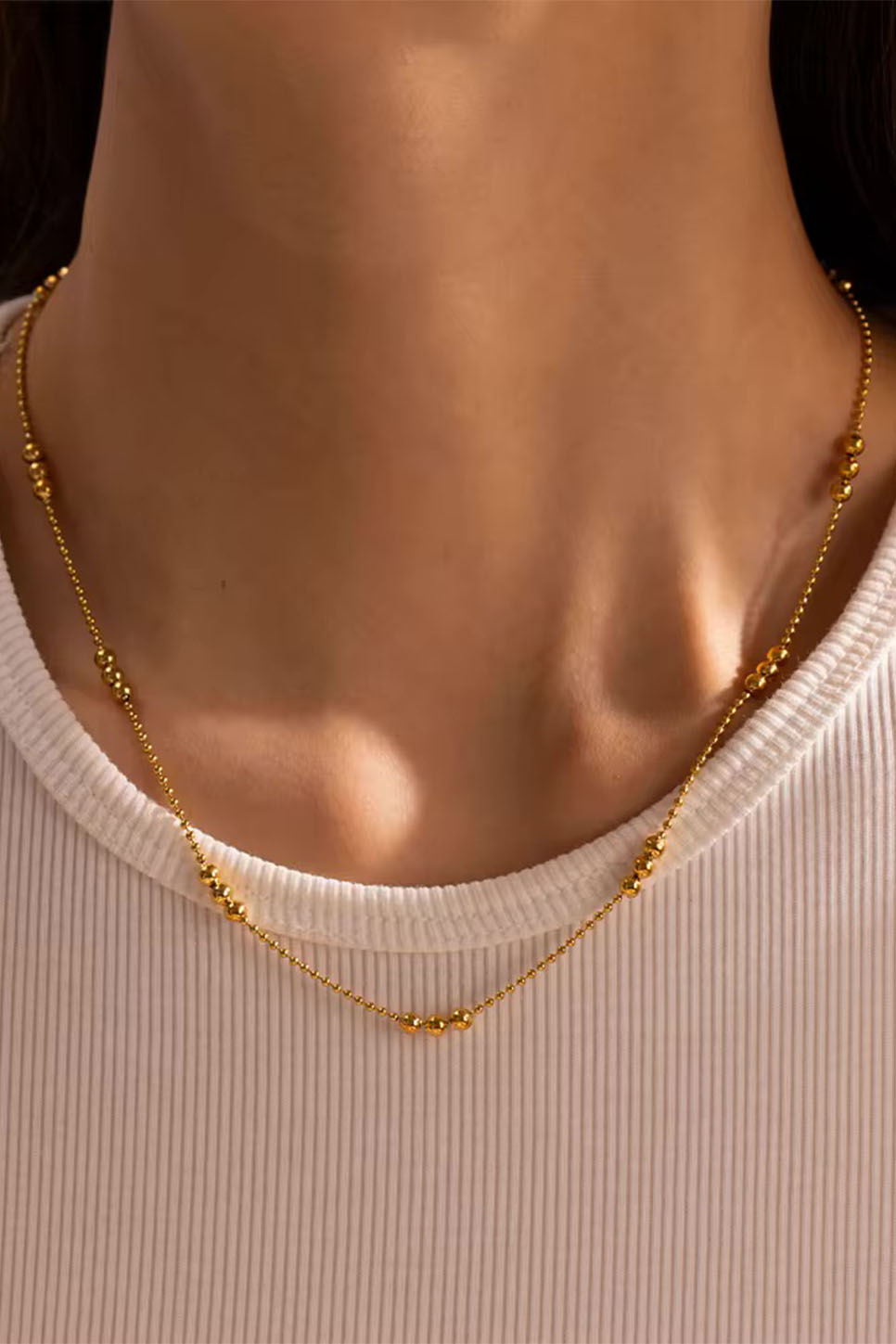 Pearl of the West - Leslie Choker - 18K GP Stainless - Model