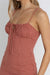 Rhythm - Lola Check Maxi Dress - Red - Detail