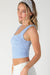 niki biki double lace square crop top serene blue side