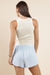 Sadie & Sage - Alexis Knit Sweater Tank - Ivory - Back