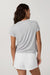 Vuori - Energy Classic Tee - Light Heather Grey - Back