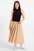 Sadie & Sage - Ronan Mock Neck Ruched Tank - Black - Styled