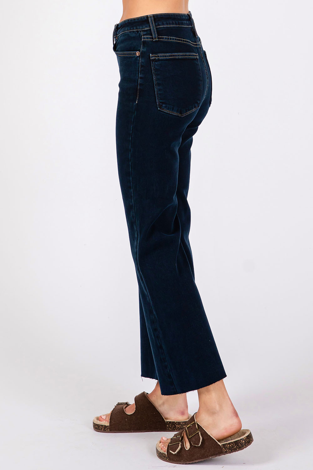 Letter to Juliet - Sicily Scissor Cut Hem - Indigo - Side
