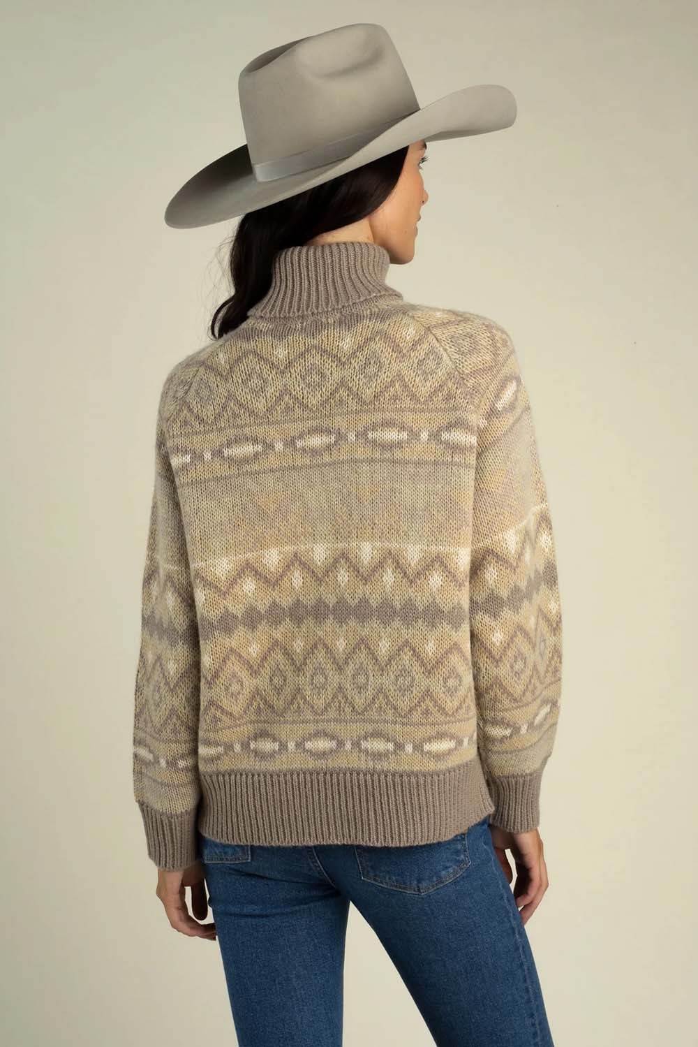 Sendero - Shiloh Sweater - Yuma Stripe - Back