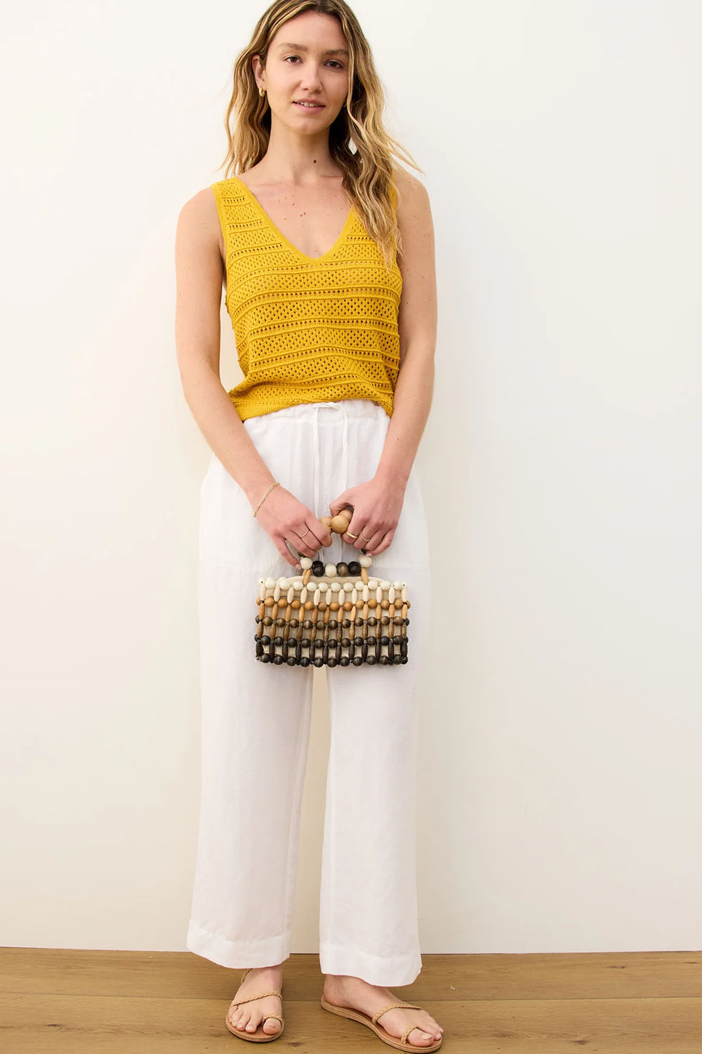 Marine Layer - Finley Sweater Tank - Oak Buff