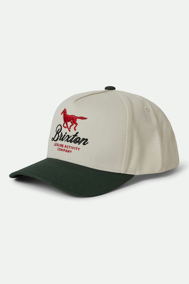 Brixton - Leisure Activity Snapback - Pine Needle/Whitecap - Profile