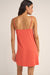 Rhythm - Seacoast Slip Dress - Coral - Back