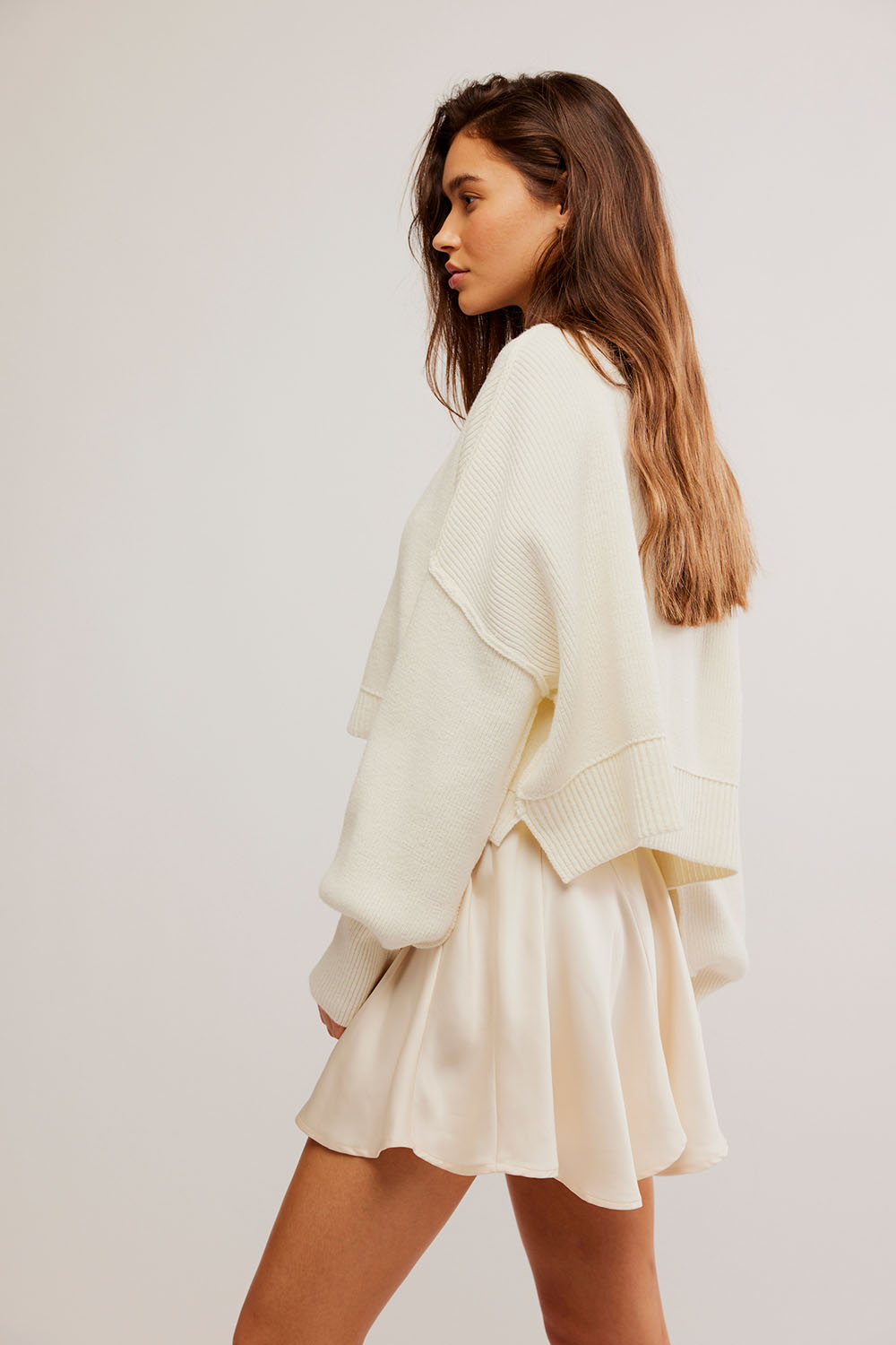 Free People - Easy Street Crop Pullover - Moonglow - Side