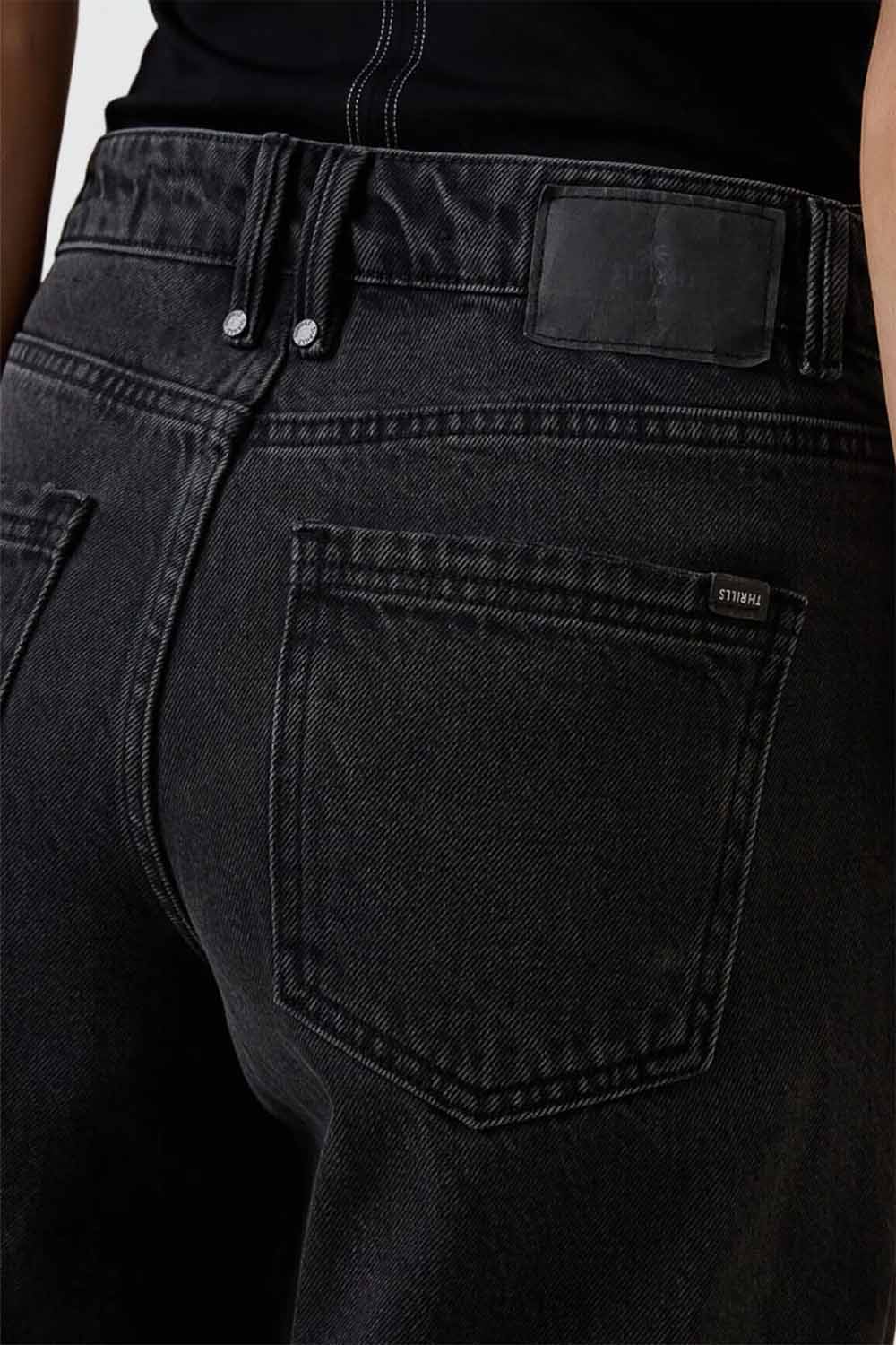 Thrills - Billie Low Jean - Ash Black - Back Detail