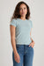 Marine Layer - Lexi Rib Sun-In Crew Tee - Faded Aqua - Front