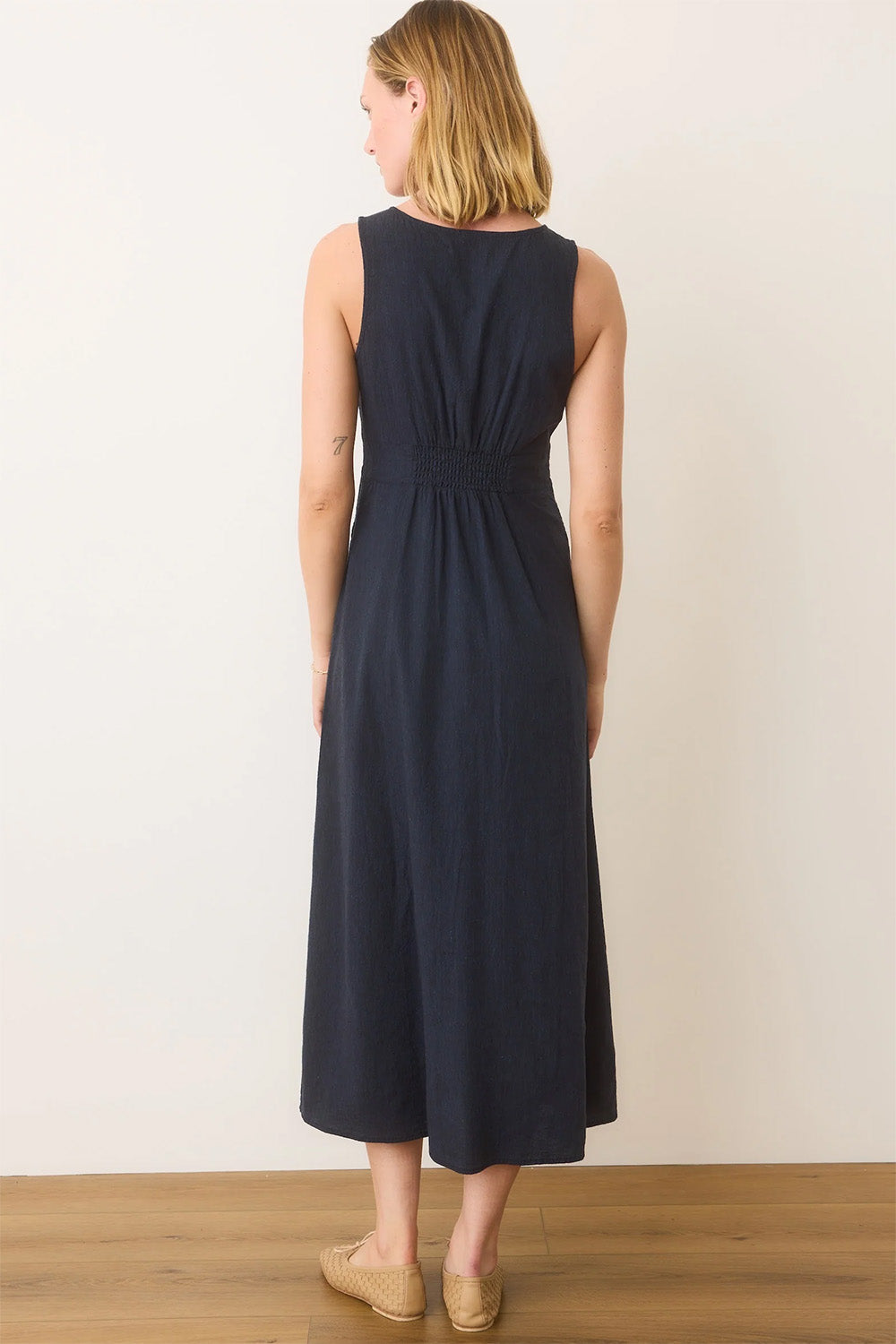 Marine Layer - Camila Maxi Dress - India Ink - Back