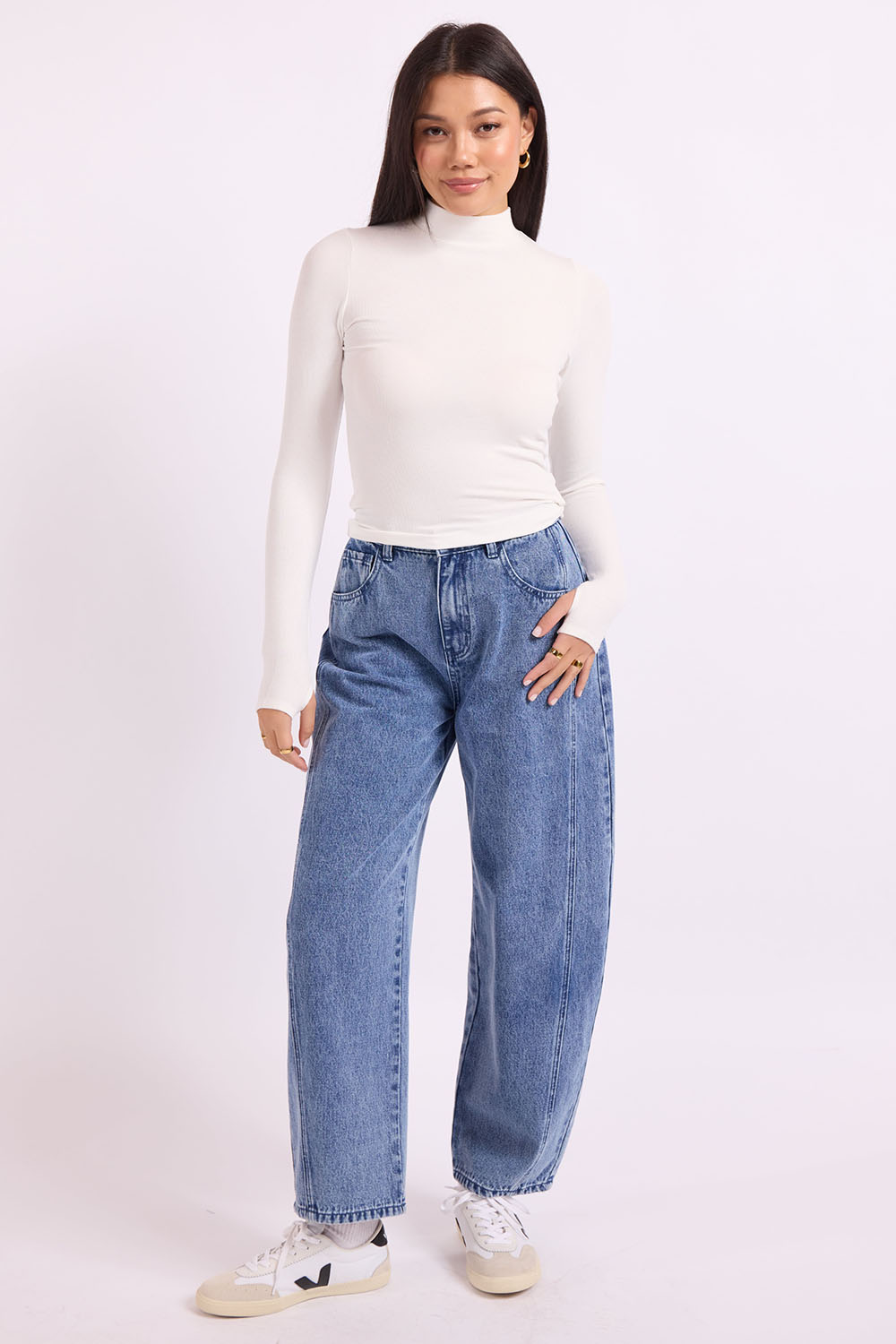 Sadie & Sage - Ronan Top - Ivory - Styled