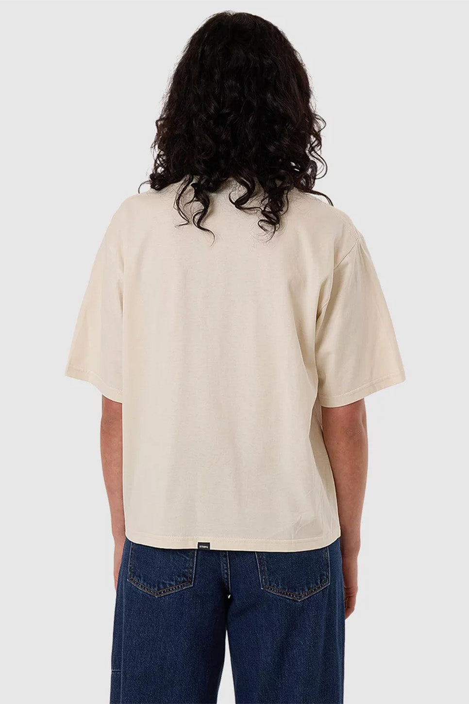 Thrills - Lupin Square Tee - Heritage White - Back